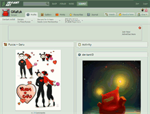 Tablet Screenshot of grafuk.deviantart.com