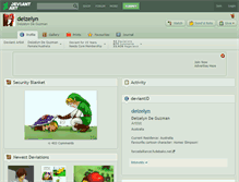 Tablet Screenshot of deizelyn.deviantart.com