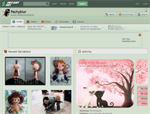 Tablet Screenshot of pachyblur.deviantart.com