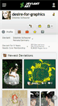 Mobile Screenshot of desire-for-graphics.deviantart.com