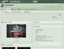 Tablet Screenshot of kronikyorgun.deviantart.com