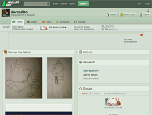 Tablet Screenshot of davepaton.deviantart.com