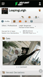 Mobile Screenshot of leapingleigh.deviantart.com