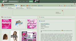 Desktop Screenshot of butterflyeditions.deviantart.com