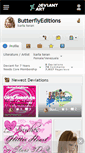 Mobile Screenshot of butterflyeditions.deviantart.com
