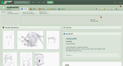 Desktop Screenshot of mysticachild.deviantart.com