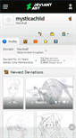 Mobile Screenshot of mysticachild.deviantart.com