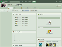 Tablet Screenshot of kirk-hammett-heaven.deviantart.com