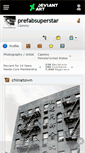 Mobile Screenshot of prefabsuperstar.deviantart.com