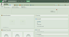 Desktop Screenshot of cyrotica.deviantart.com