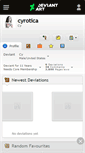 Mobile Screenshot of cyrotica.deviantart.com