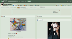 Desktop Screenshot of immortalmare.deviantart.com