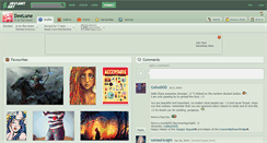 Desktop Screenshot of deelune.deviantart.com
