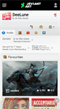 Mobile Screenshot of deelune.deviantart.com