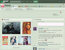 Tablet Screenshot of deelune.deviantart.com