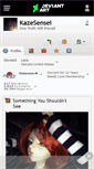 Mobile Screenshot of kazesensei.deviantart.com