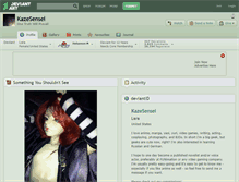 Tablet Screenshot of kazesensei.deviantart.com