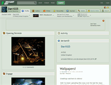 Tablet Screenshot of dan1025.deviantart.com