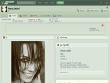 Tablet Screenshot of marajade1.deviantart.com