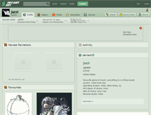 Tablet Screenshot of jazzi.deviantart.com