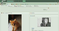 Desktop Screenshot of degoe.deviantart.com