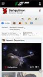 Mobile Screenshot of darkguilmon.deviantart.com