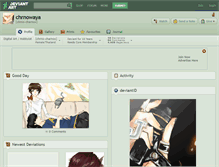 Tablet Screenshot of chrnowaya.deviantart.com