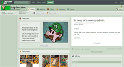 Desktop Screenshot of luigi-fan-club.deviantart.com