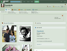 Tablet Screenshot of frayedends.deviantart.com