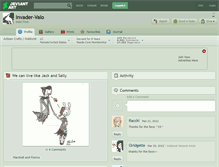 Tablet Screenshot of invader-valo.deviantart.com