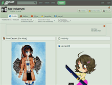 Tablet Screenshot of hoc-voluerunt.deviantart.com
