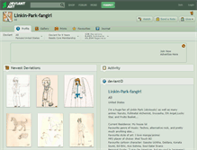 Tablet Screenshot of linkin-park-fangirl.deviantart.com