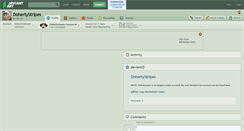 Desktop Screenshot of dohertystripes.deviantart.com