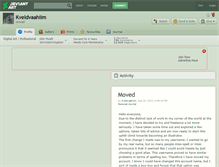 Tablet Screenshot of kveldvaahiim.deviantart.com