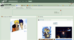Desktop Screenshot of crystal-magic.deviantart.com