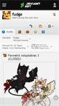 Mobile Screenshot of fudge.deviantart.com