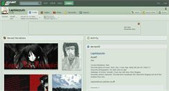 Desktop Screenshot of lapislazzulo.deviantart.com
