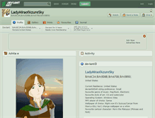 Tablet Screenshot of ladymiraofazuresky.deviantart.com