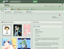 Tablet Screenshot of niki-kj.deviantart.com