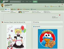 Tablet Screenshot of cookies777.deviantart.com