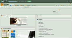 Desktop Screenshot of bigthigh.deviantart.com