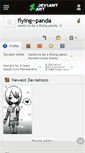 Mobile Screenshot of flying--panda.deviantart.com