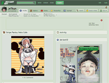 Tablet Screenshot of jetkun.deviantart.com