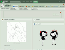 Tablet Screenshot of cold-devil.deviantart.com