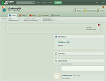 Tablet Screenshot of blueberry01.deviantart.com