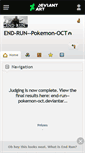 Mobile Screenshot of end-run--pokemon-oct.deviantart.com