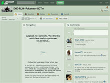 Tablet Screenshot of end-run--pokemon-oct.deviantart.com