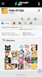 Mobile Screenshot of huss-of-lips.deviantart.com
