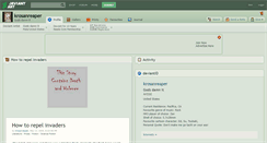 Desktop Screenshot of krosanreaper.deviantart.com