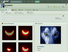 Tablet Screenshot of gwizdek82.deviantart.com